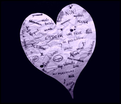 Coeur De Papier (Violet 2)